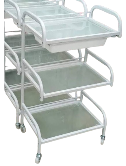 facial white trolly glass
