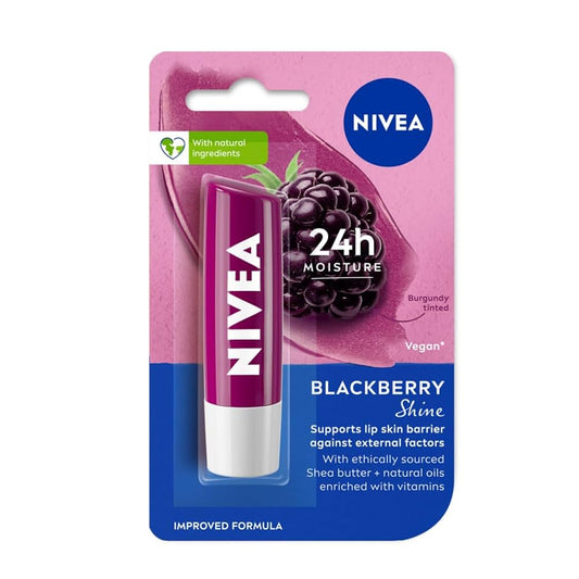 NIVEA Blackberry Shine Lip Balm (4.8 g)